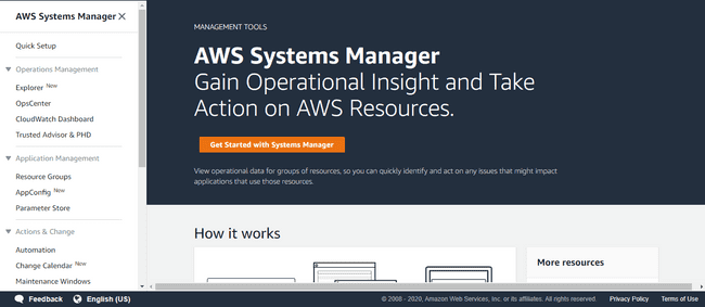 Systems Manager Console